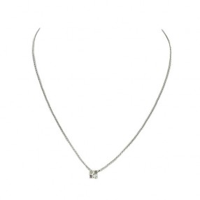 Collier centre Diamant en...