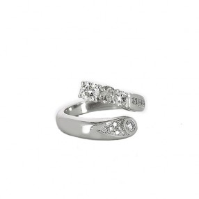 Bague Liens Diamants en or...