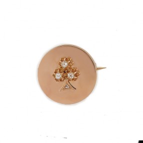 Broche ancienne en or rose...