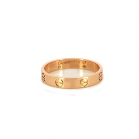 Bague Cartier Love en or rose