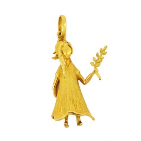 Pendentif Femme en Or Jaune