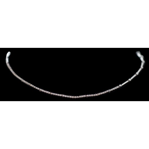 Collier ras de cou diamants