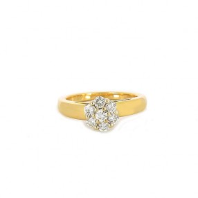 Bague Marguerite en or...