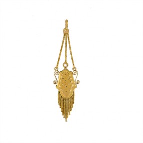 Pendentif ancien Pompon 3 ors