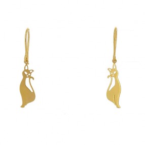 Boucles d'oreilles Chat en...