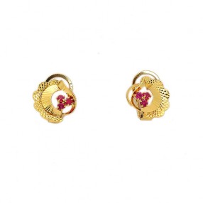 Boucles d'oreilles 1950' à...