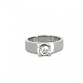 Bague Solitaire Diamant en...