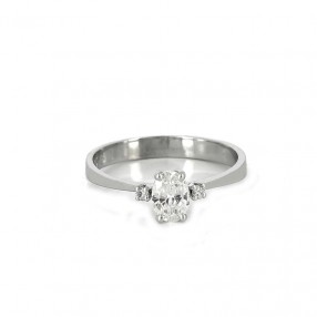 Bague solitaire Diamant...