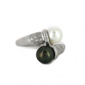 Bague Toi et Moi en Or...