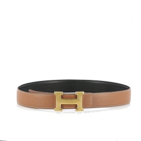 Ceinture Hermès H en cuir...