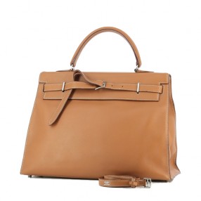 Sac Hermès Kelly Flat 35 en...