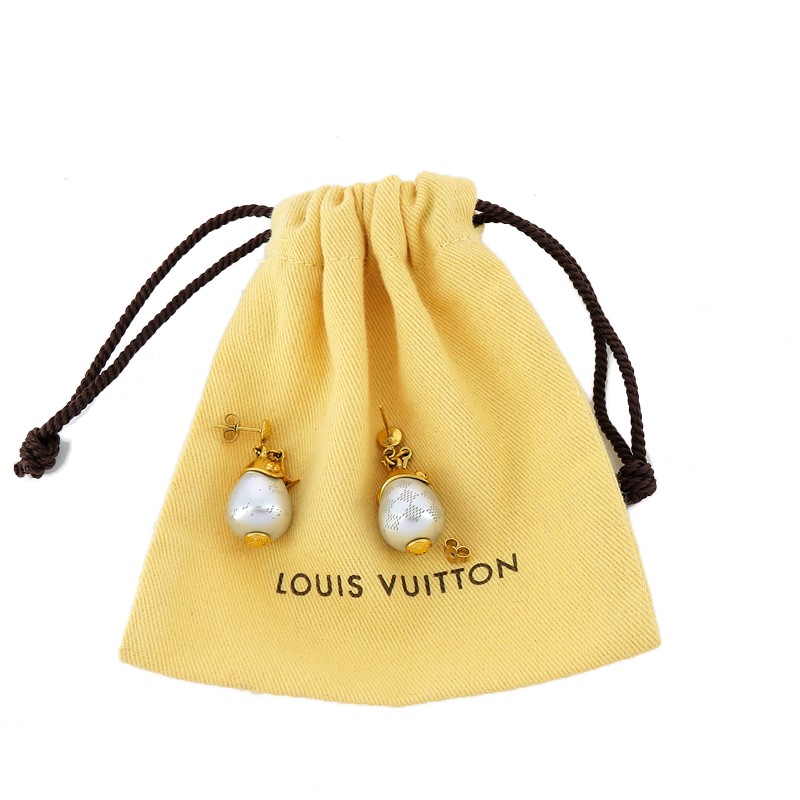Boucles d'oreilles Louis Vuitton Perle