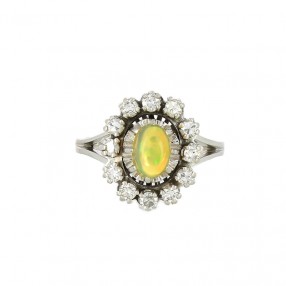 Bague Marguerite 1970' en...