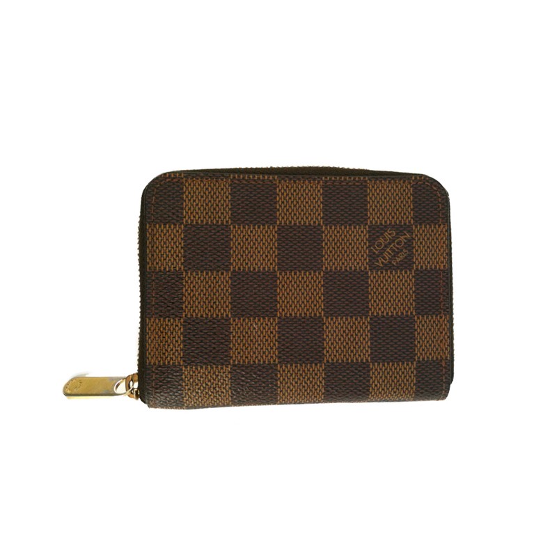 Portefeuille Zippy Toile Damier Ébène - Portefeuilles et petite  maroquinerie de luxe, Femme N60046