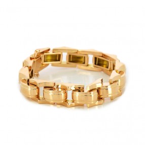Bracelet Tank 1940' en or...