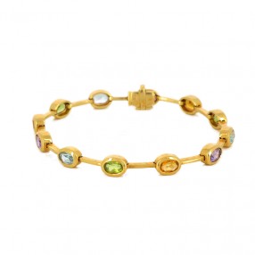 Bracelet 1980' en or jaune,...