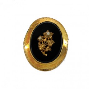 Broche Napoléon III en or...