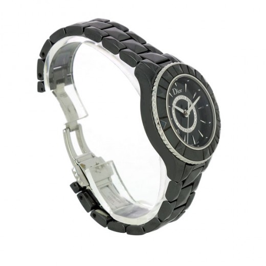 Montre Dior DIOR VIII Céramique Noire Coeur Diamants