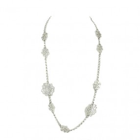 Collier long Kenzo en argent