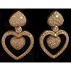 Boucles d'oreilles 2.4 carats de diamants