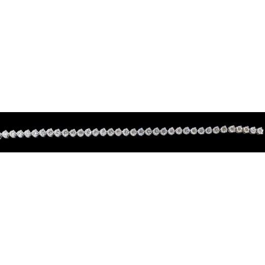 Bracelet ligne diamants