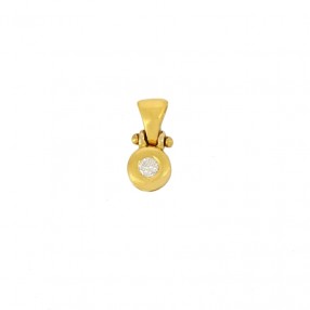 Pendentif en or jaune et...