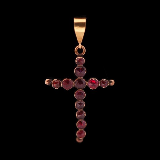 Pendentif croix en or