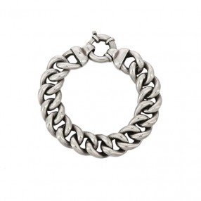 Bracelet gourmette en argent