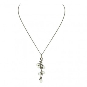 Collier ancien en argent et...