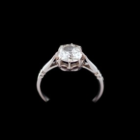 Solitaire diamant 1,30 carat