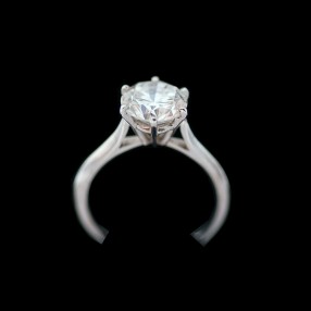 Solitaire diamant "Brillant" 2.67 carats