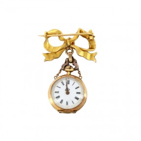 Montre de Col XIXème en or...