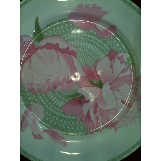Assiettes de présentation Hermès Les Pivoines