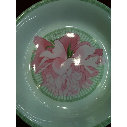Assiettes creuses Hermès Les Pivoines