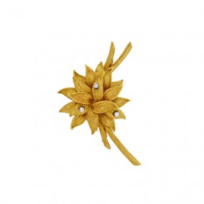 Broche 1960' Fleur et...