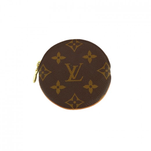 Auth Louis Vuitton Monogram Minilin Croisette Porte Monnaie Rond M95498  Used F/S