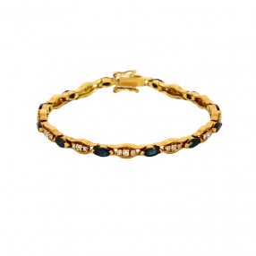 Bracelet articulé 1980' en...