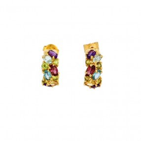 Boucles d'oreilles Demi...