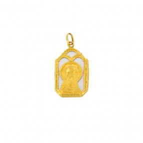 Médaille ancienne Vierge en...