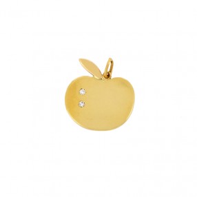 Pendentif Pomme en or jaune...