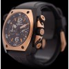 Montre BELL & ROSS BR02-94 Pink gold & carbon