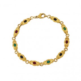 Bracelet articulé souple en...