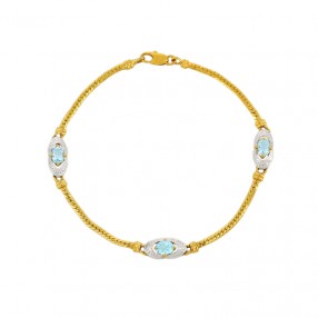 Bracelet moderne 2 ors et...