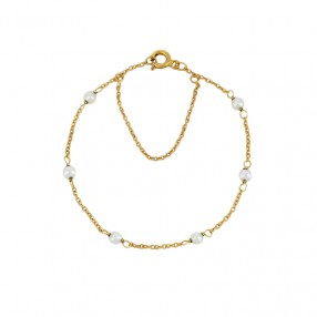 Bracelet fin en or jaune et...