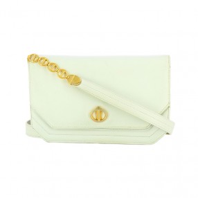 Sac Dior Vintage en cuir blanc