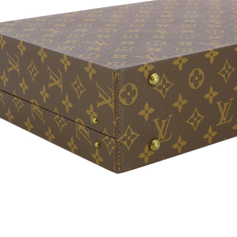 Boîte à bijoux Louis Vuitton en toile monogram