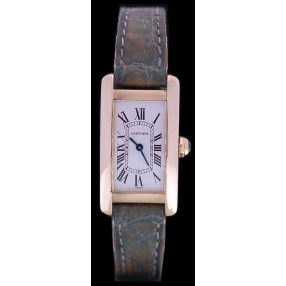 Montre Cartier Tank Américaine en or