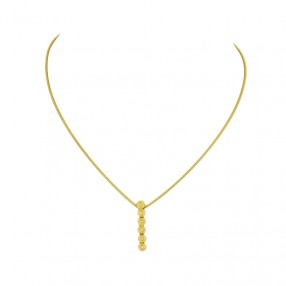 Collier centre en or jaune...