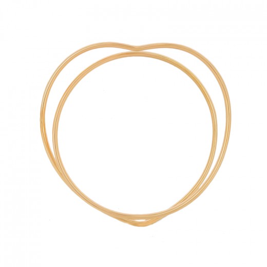 Bracelet Hermès Vertige Coeur GM en or rose