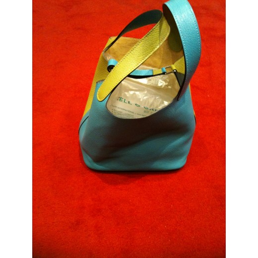 Sac Hermes " Picotin " bicolore